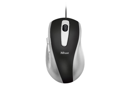 Trust Easyclick -hiiri, Musta, Valkoinen