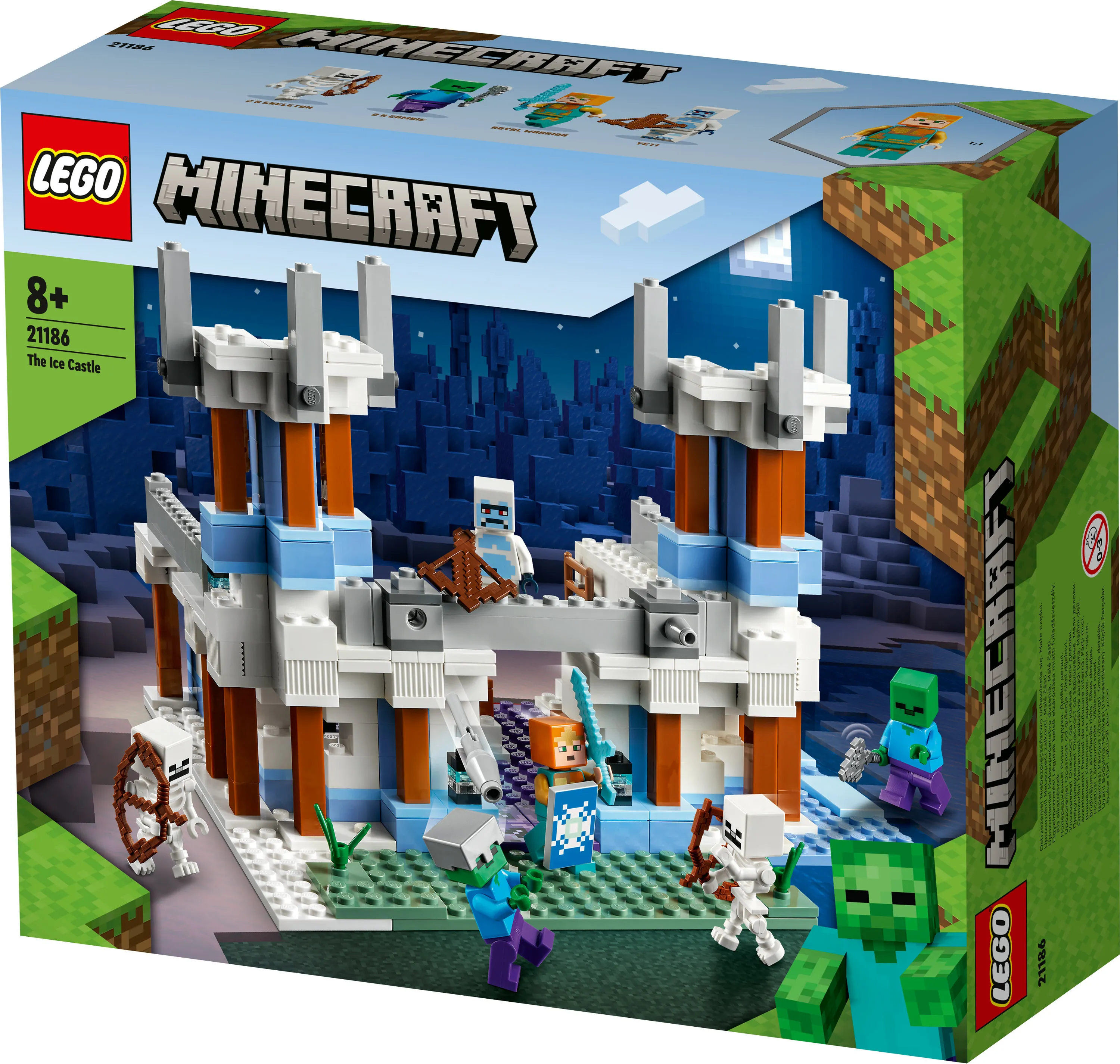 Lego Minecraft The Ice Palace Construction Toy 21186