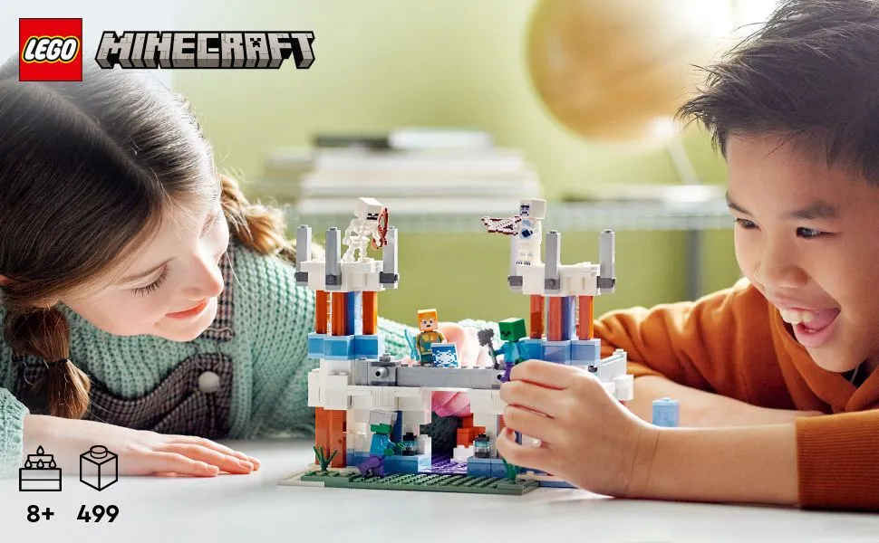 Lego Minecraft The Ice Palace Construction Toy 21186