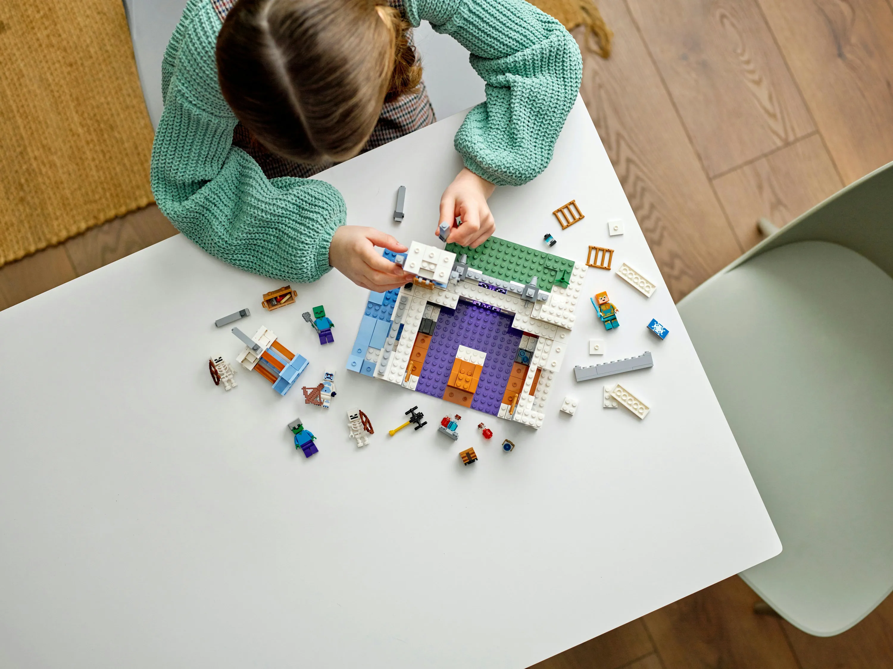 Lego Minecraft The Ice Palace Construction Toy 21186