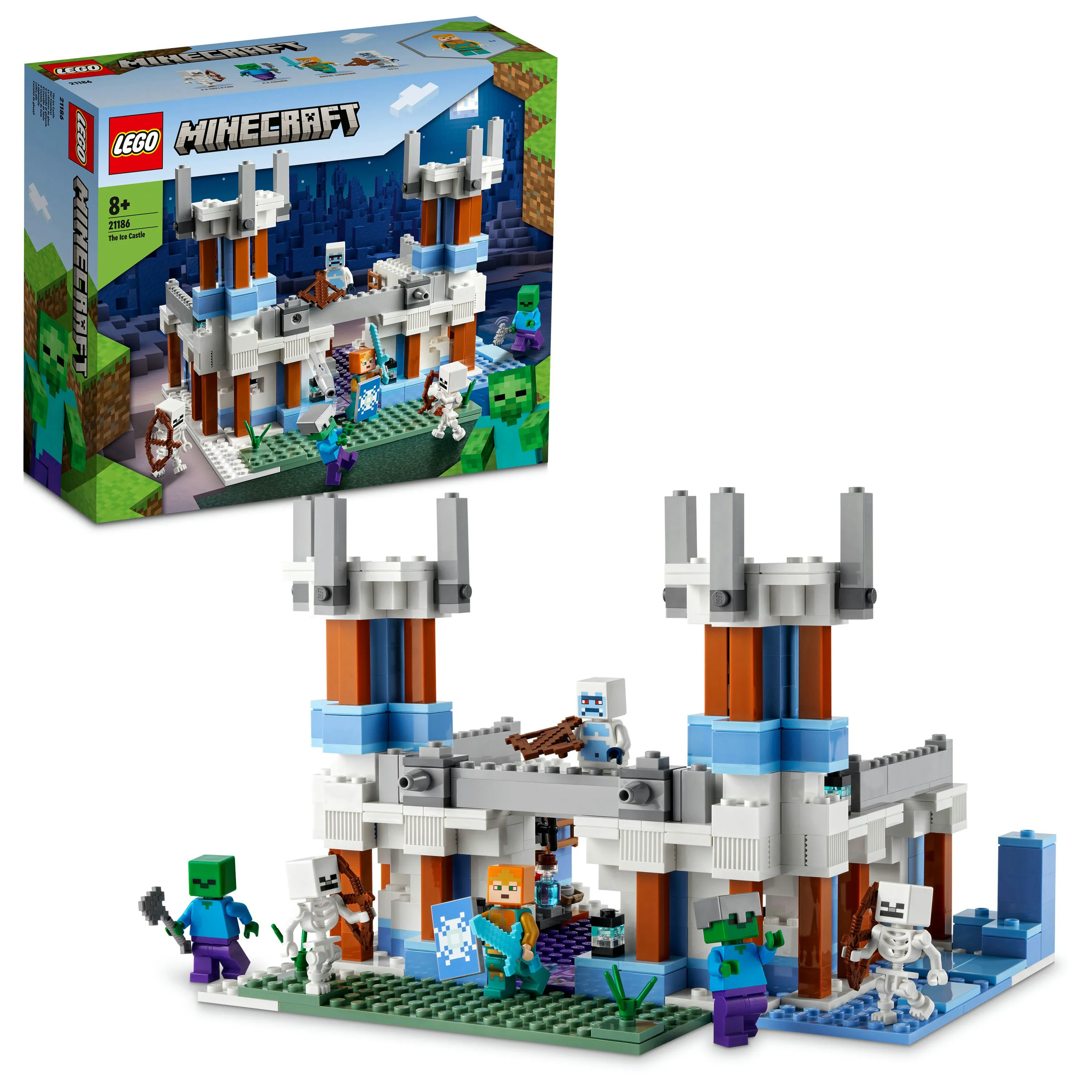 Lego Minecraft The Ice Palace Construction Toy 21186