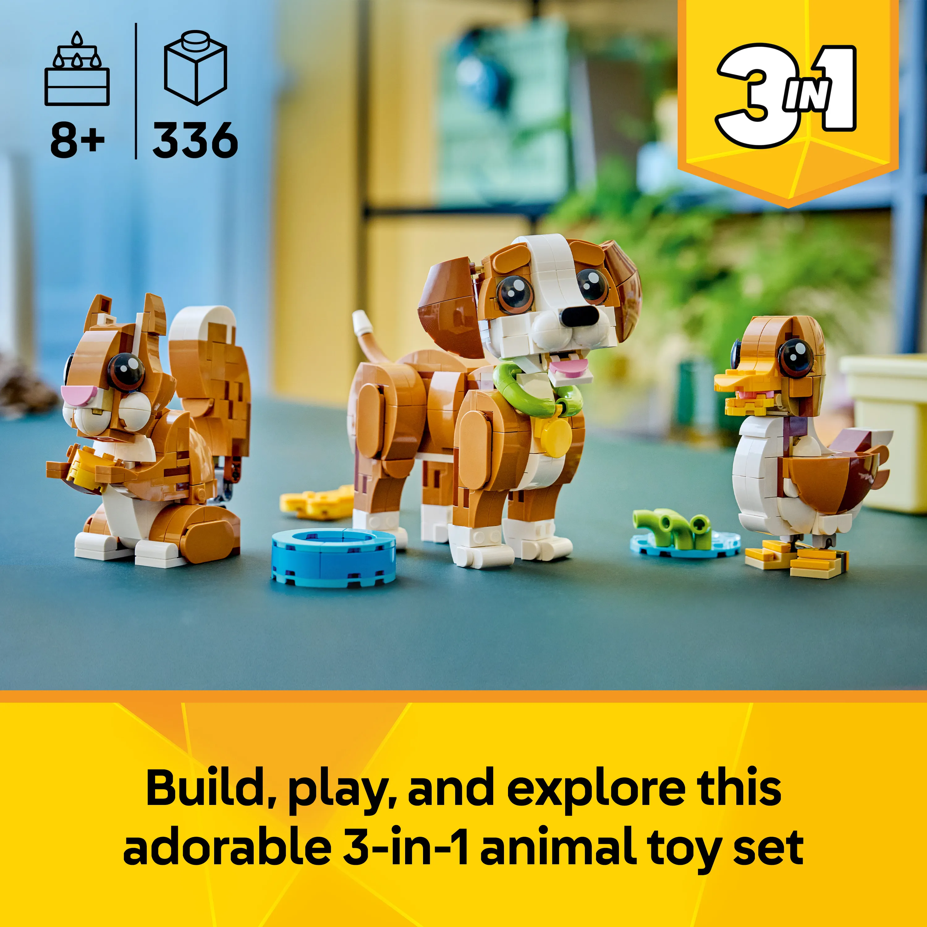 LEGO Creator Cute Animals: Playful Puppy 31382