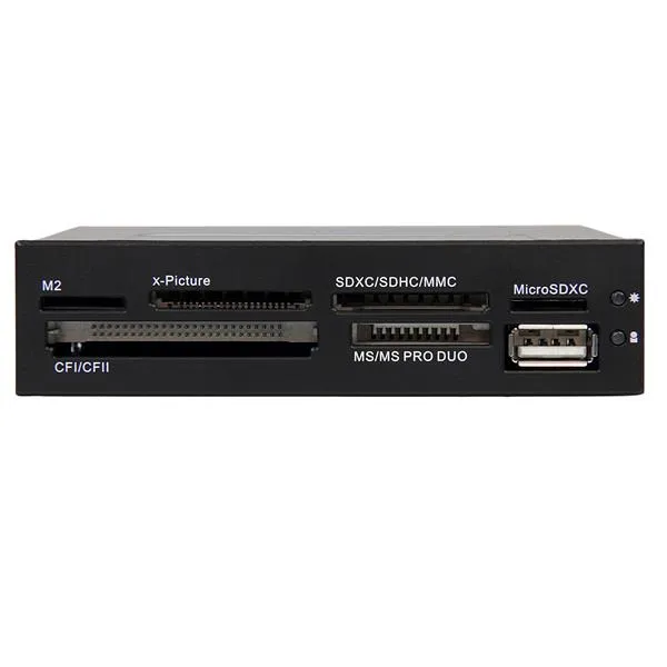 Startech 3.5" Front Bay USB -muistikorttilukija