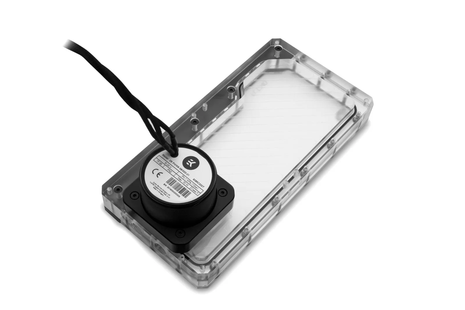 EKWB EK-Quantum Kinetic FLT 240 D5 PWM D-RGB - Plexi, pump&nbsp;(Black)