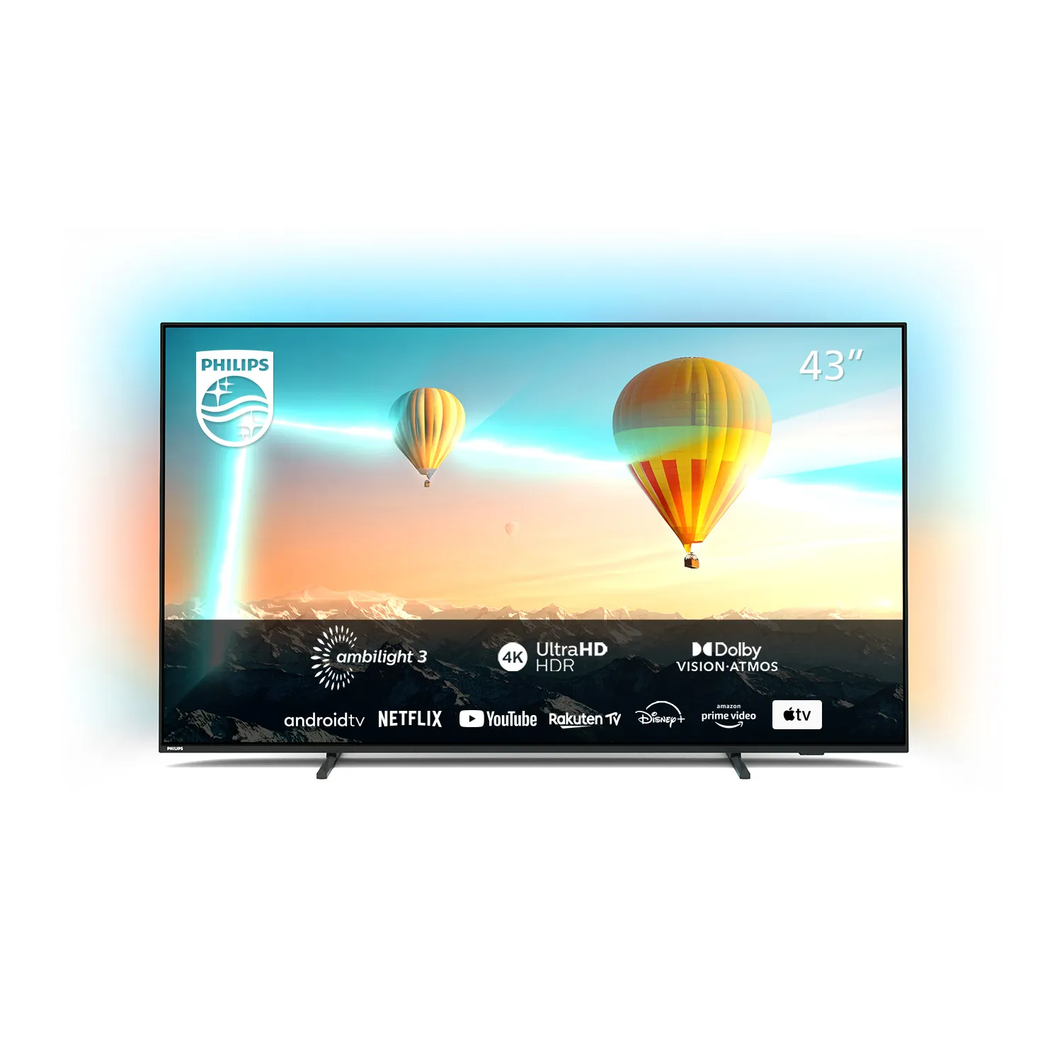 Philips 43" UHD, HDR, PIXEL PRECISE ULTRA HD, DOLBY, CHROMECAST, AL3