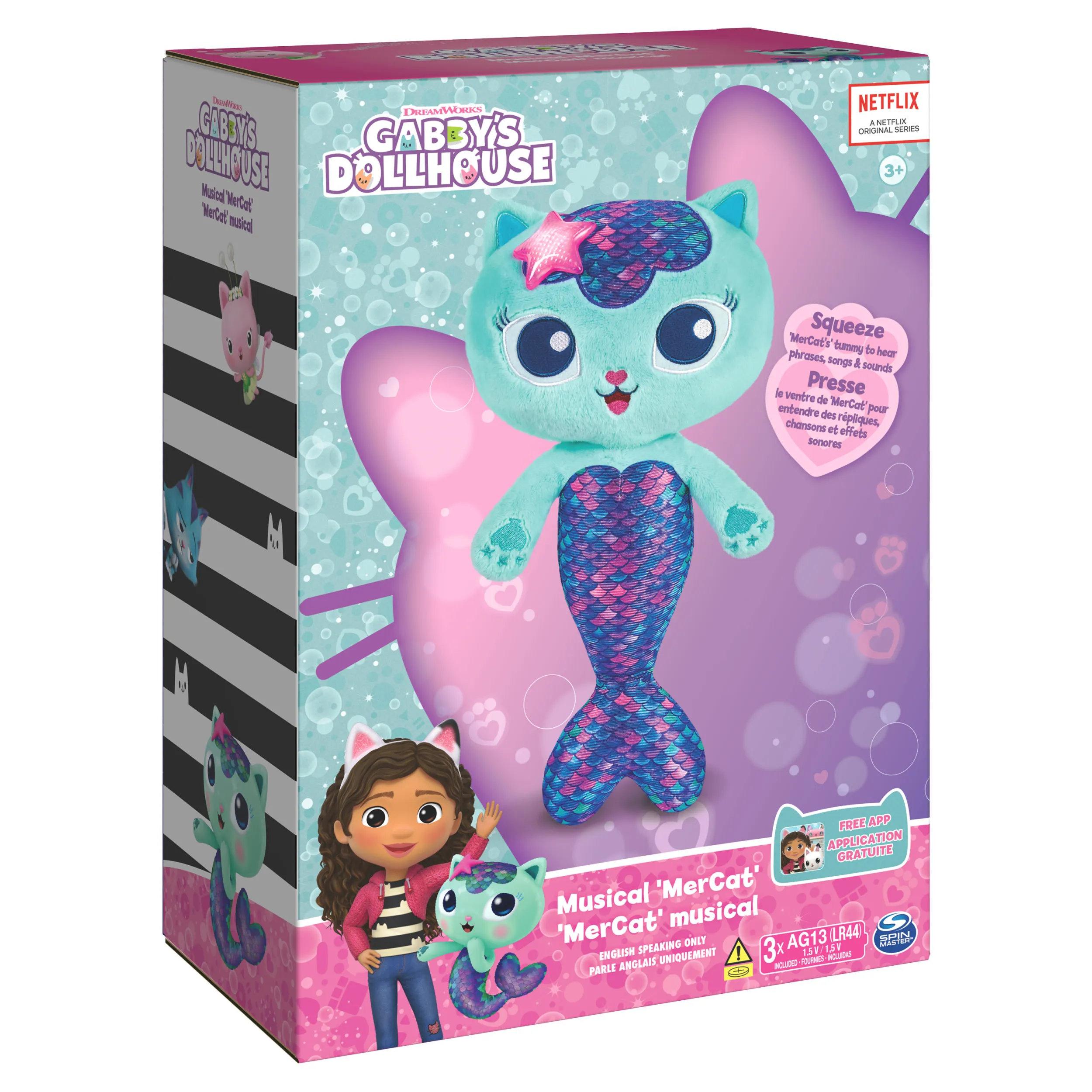 Spin Master Gabby's Dollhouse - Meerkat Plush, Cuddly Toy