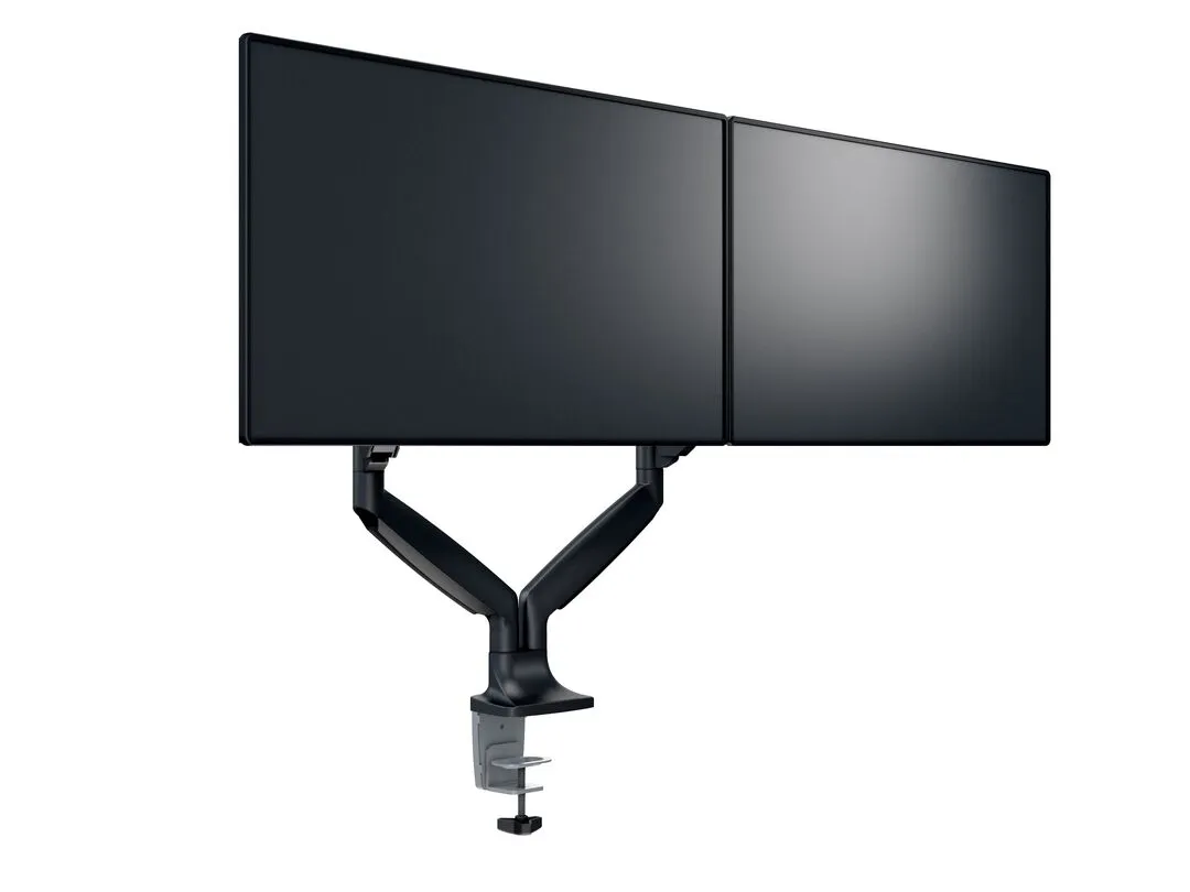Multibrackets M Deskmount Spring Dual Monitor Arm, for 2 monitors, 15-27", with gas spring, 9kg, Black