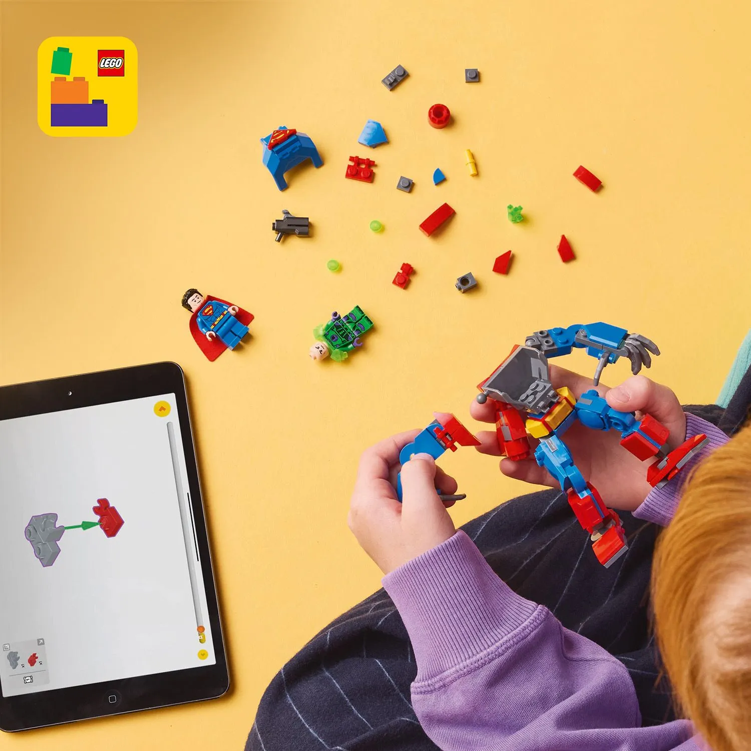 LEGO DC Superman robot mot Lex Luthor 76302