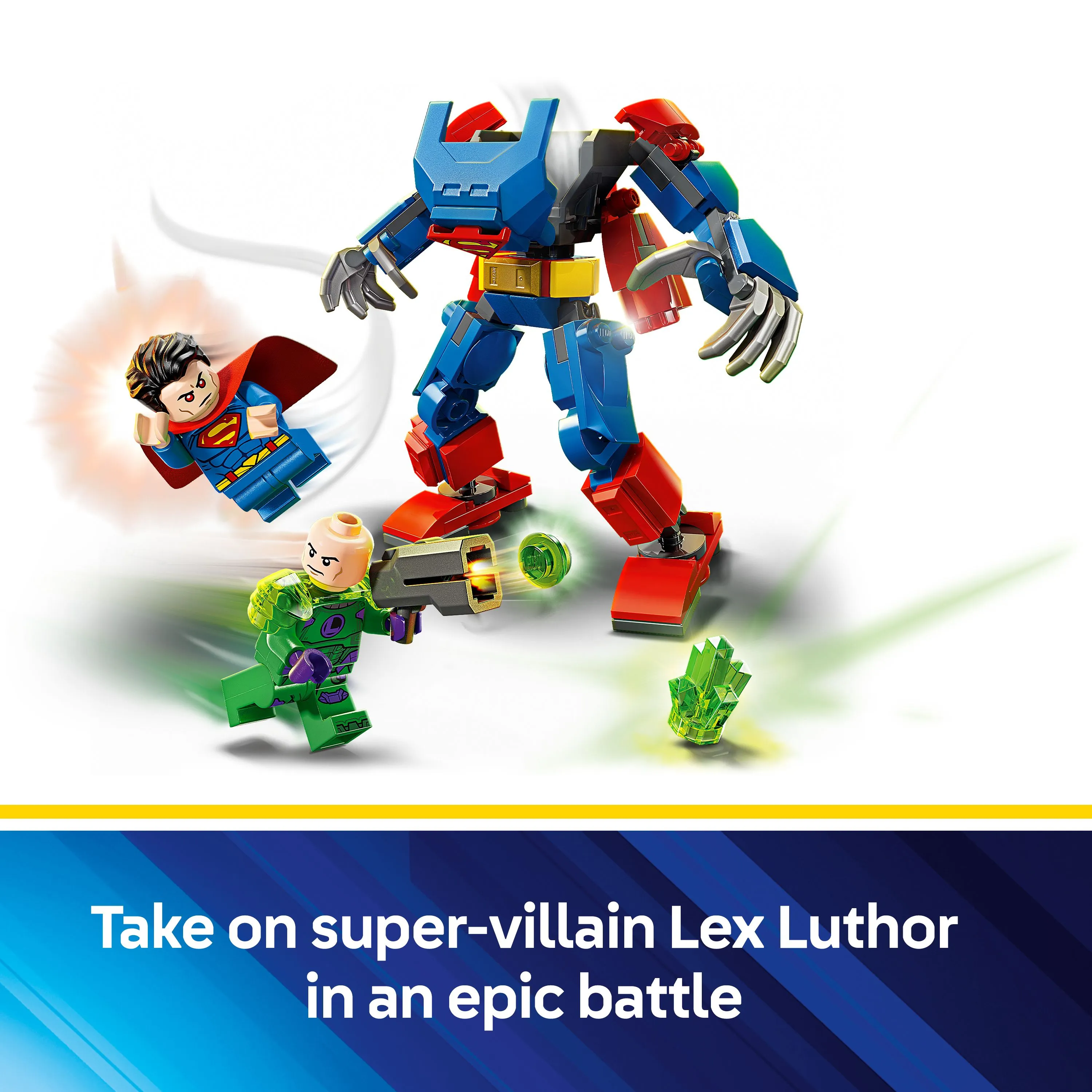 LEGO DC Superman robot mot Lex Luthor 76302