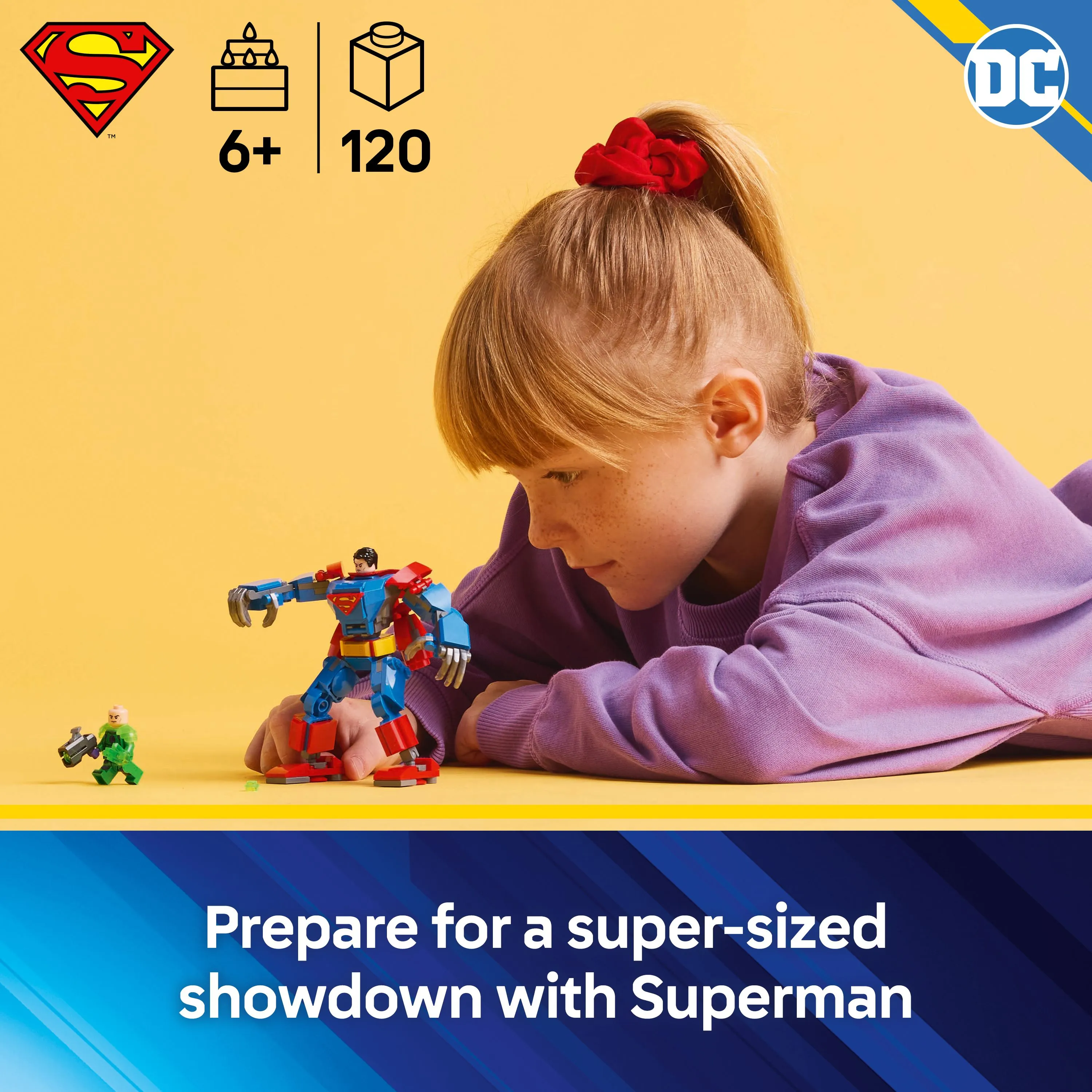 LEGO DC Superman robot mot Lex Luthor 76302