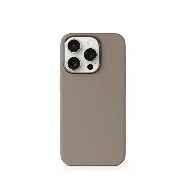 Epico Mag+ Leather Case, iPhone 15 Pro -suojakuori, Beige