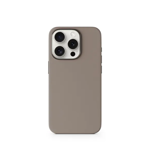 Epico Mag+ Leather Case, iPhone 15 Pro -suojakuori, Beige