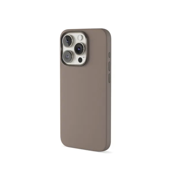 Epico Mag+ Leather Case, iPhone 15 Pro -suojakuori, Beige