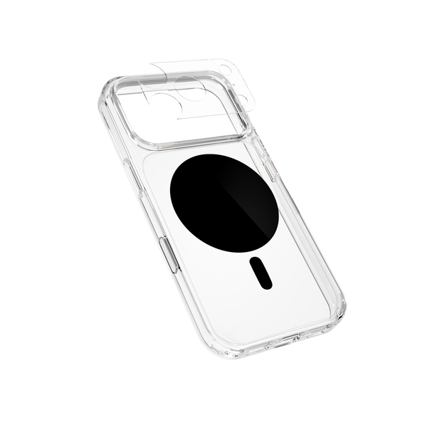 Epico Dot Mag+ Case | iPhone 17 Pro/18 Pro | Qi2  &  MagSafe Compatible | Black | Crossbody Ready  &  Camera Island Protector