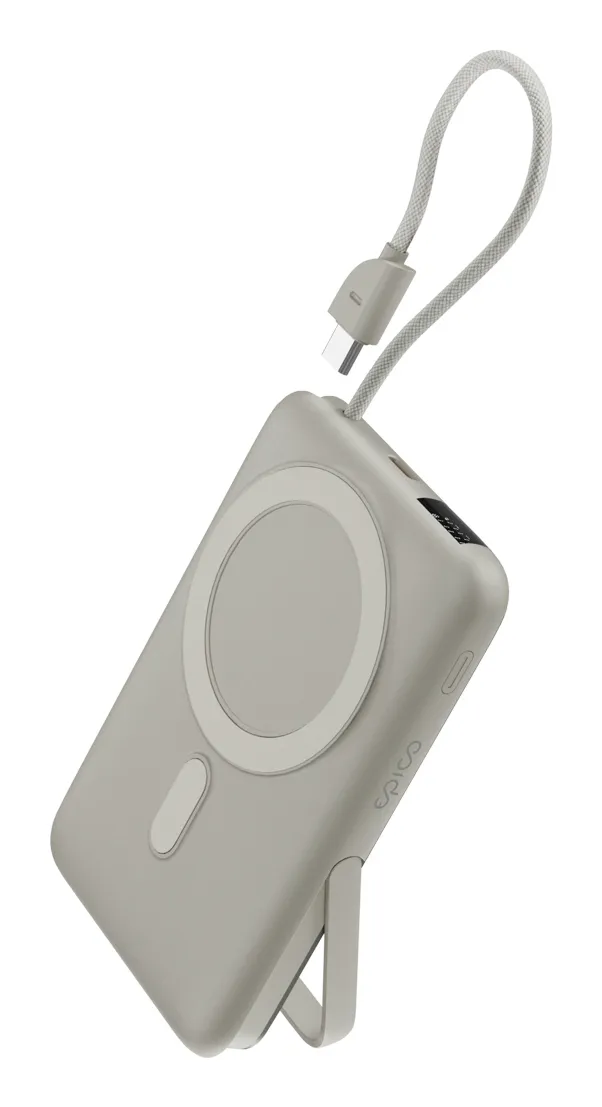 Epico UltraPack 10000mAh Mag+ Wireless Power Bank EM67 - grey