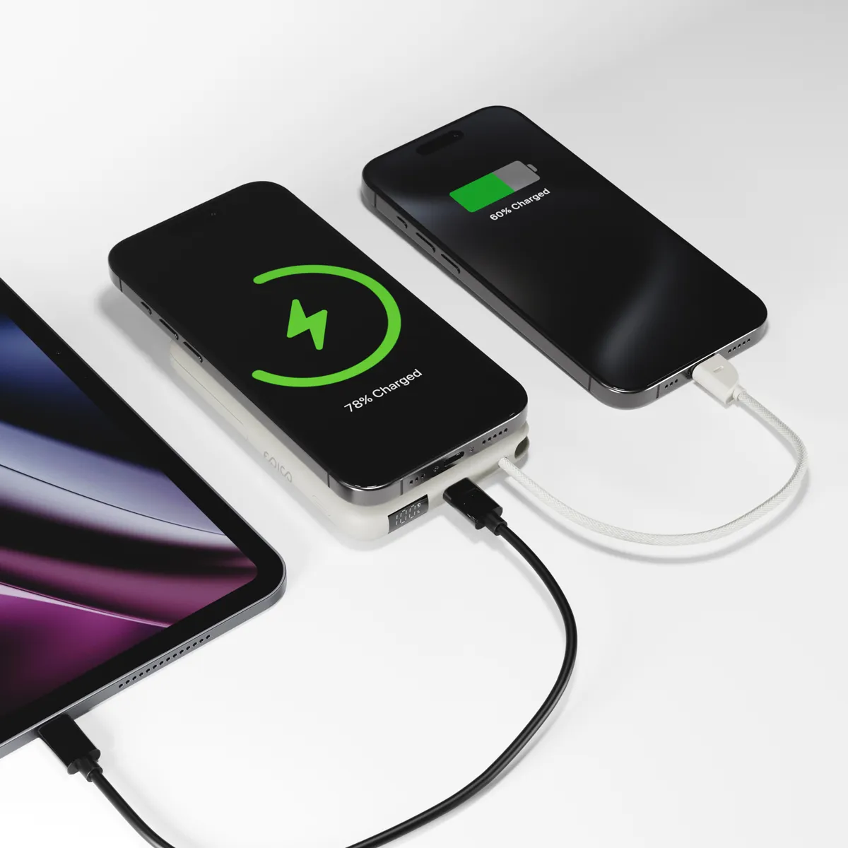 Epico UltraPack 10000mAh Mag+ Wireless Power Bank EM67 - grey