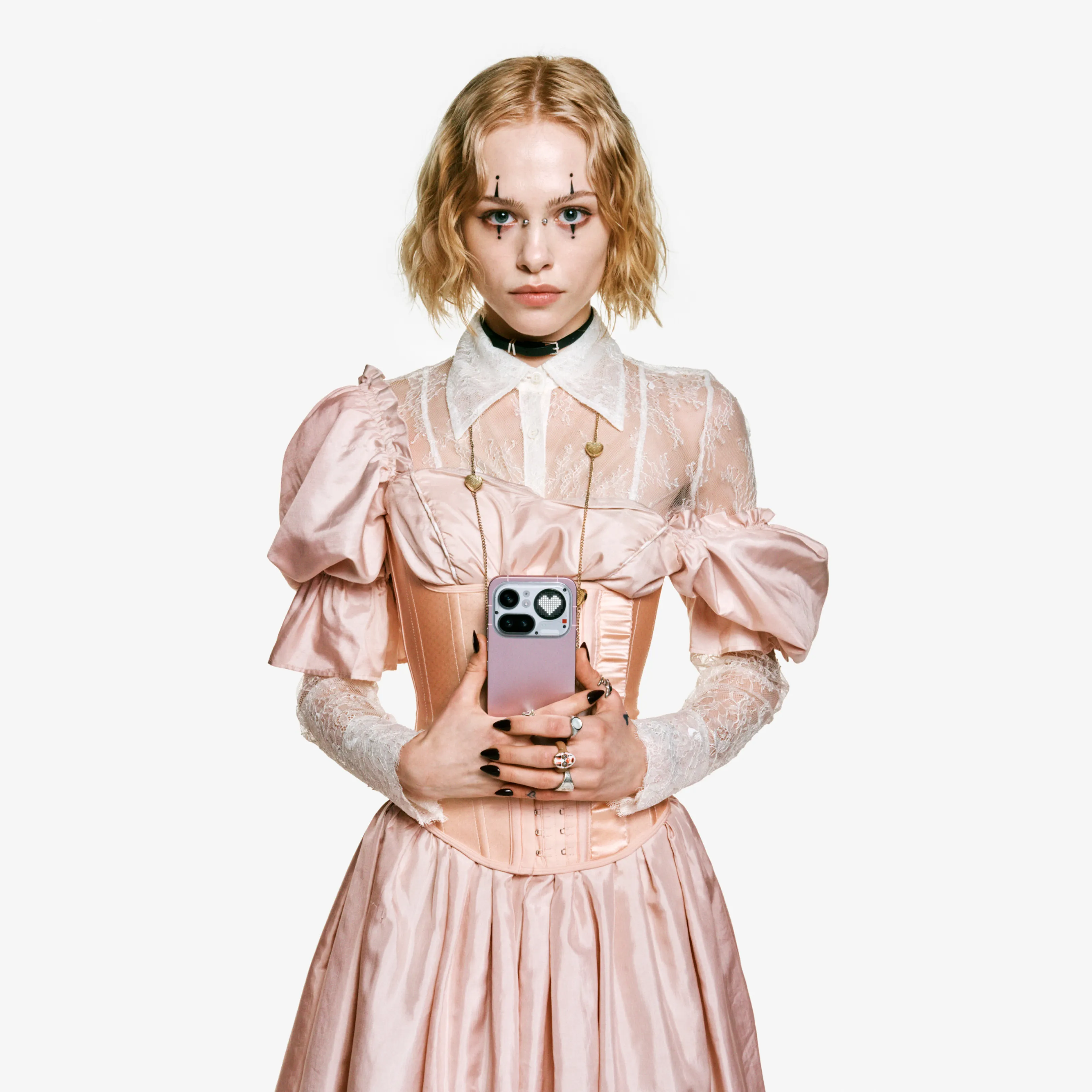 Nothing Phone (4a) Pro 5G 12/256 Gt -puhelin, vaaleanpunainen