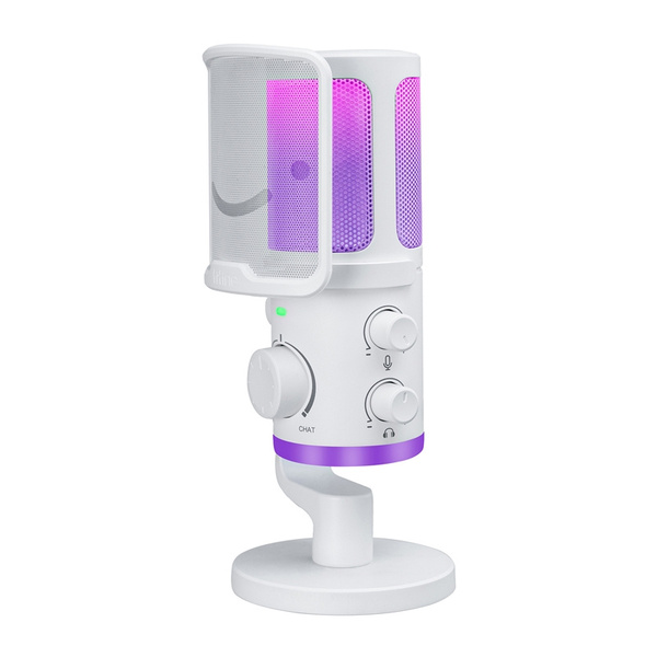 FIFINE AmpliGame AM6-W, USB, Condenser Microphone, White