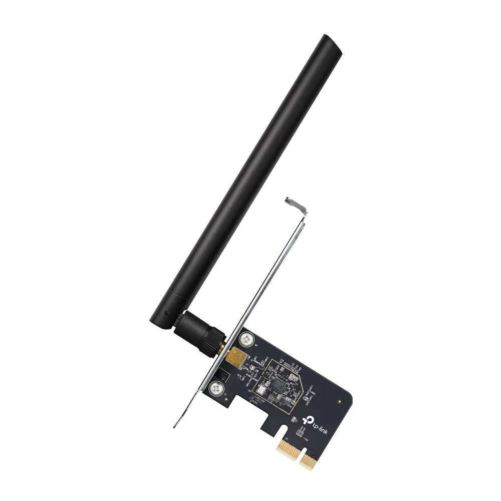 TP-Link Archer T2E - PCI Express Wi-Fi Adapter, Black, Silver