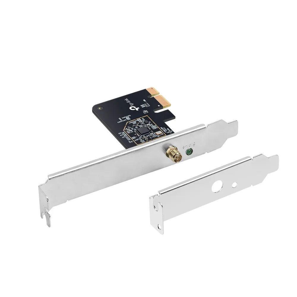 TP-Link Archer T2E - PCI Express Wi-Fi Adapter, Black, Silver