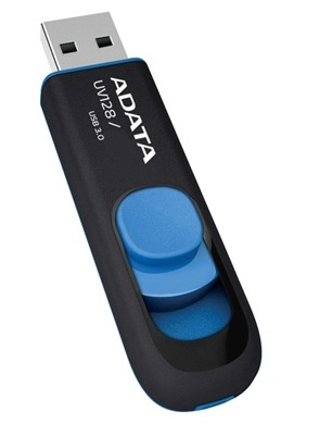 A-Data 16 GB UV128 USB 3.0 - minne, Svart/Bl&aring;