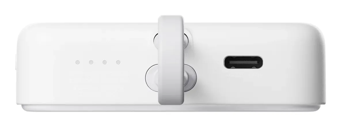 Xiaomi 10 000 mAh 33 W:n -magneettinen virtapankki, valkoinen (integroitu kaapeli)