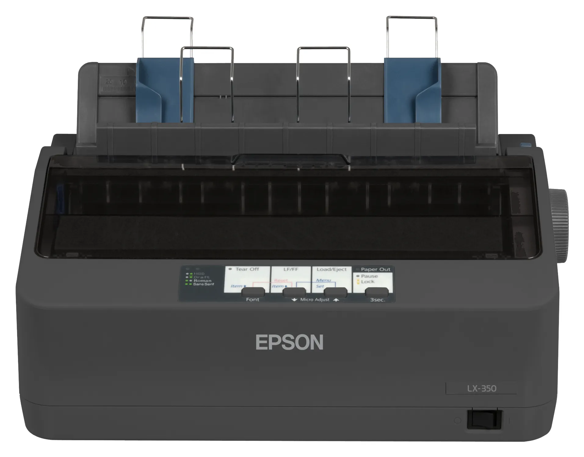 EPSON LX-350 9 pin dot matrix printer USB 2.0 1/4 original/colanders