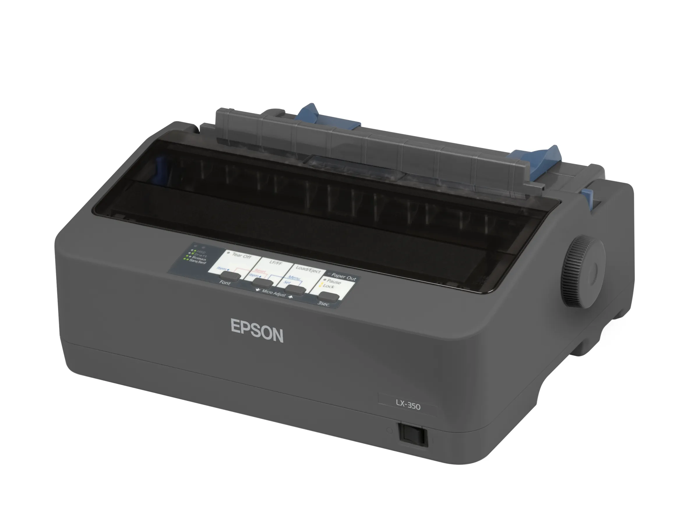 EPSON LX-350 9 pin dot matrix printer USB 2.0 1/4 original/colanders