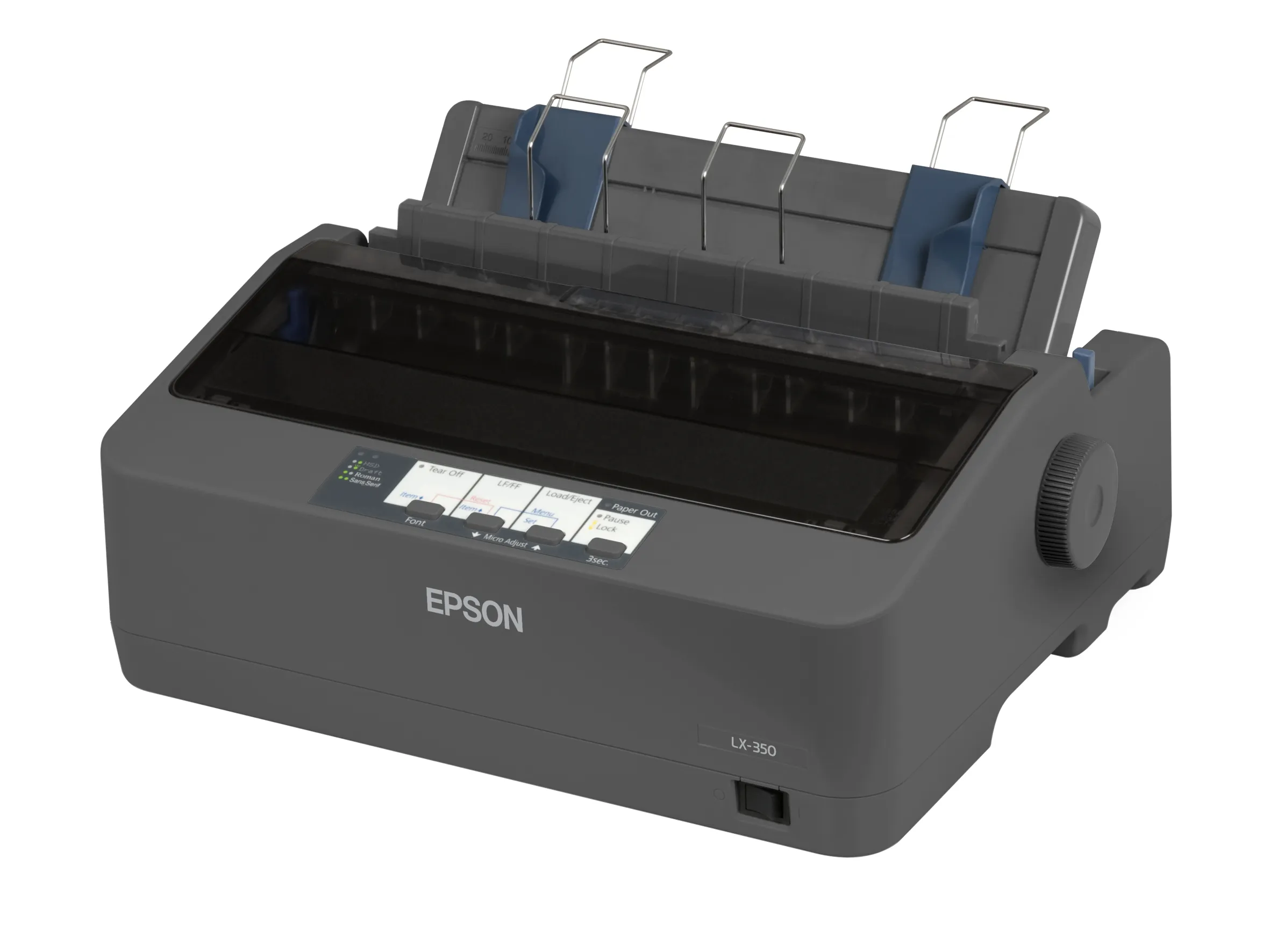 EPSON LX-350 9 pin dot matrix printer USB 2.0 1/4 original/colanders