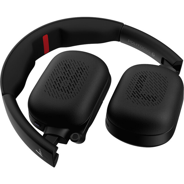 HP Poly Focus 625 Wireless Headset, Black