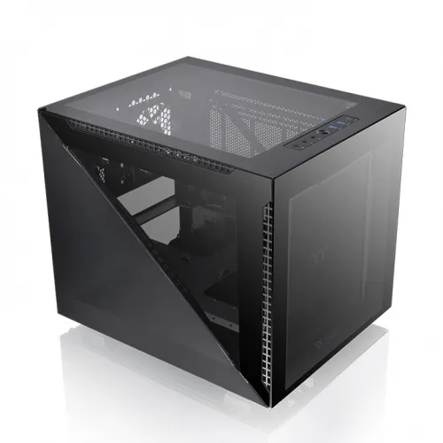 Thermaltake Divider 200 TG - MicroTower case, window, Black