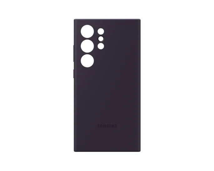 Samsung Galaxy S24 Ultra Silicone Case, Dark Violet