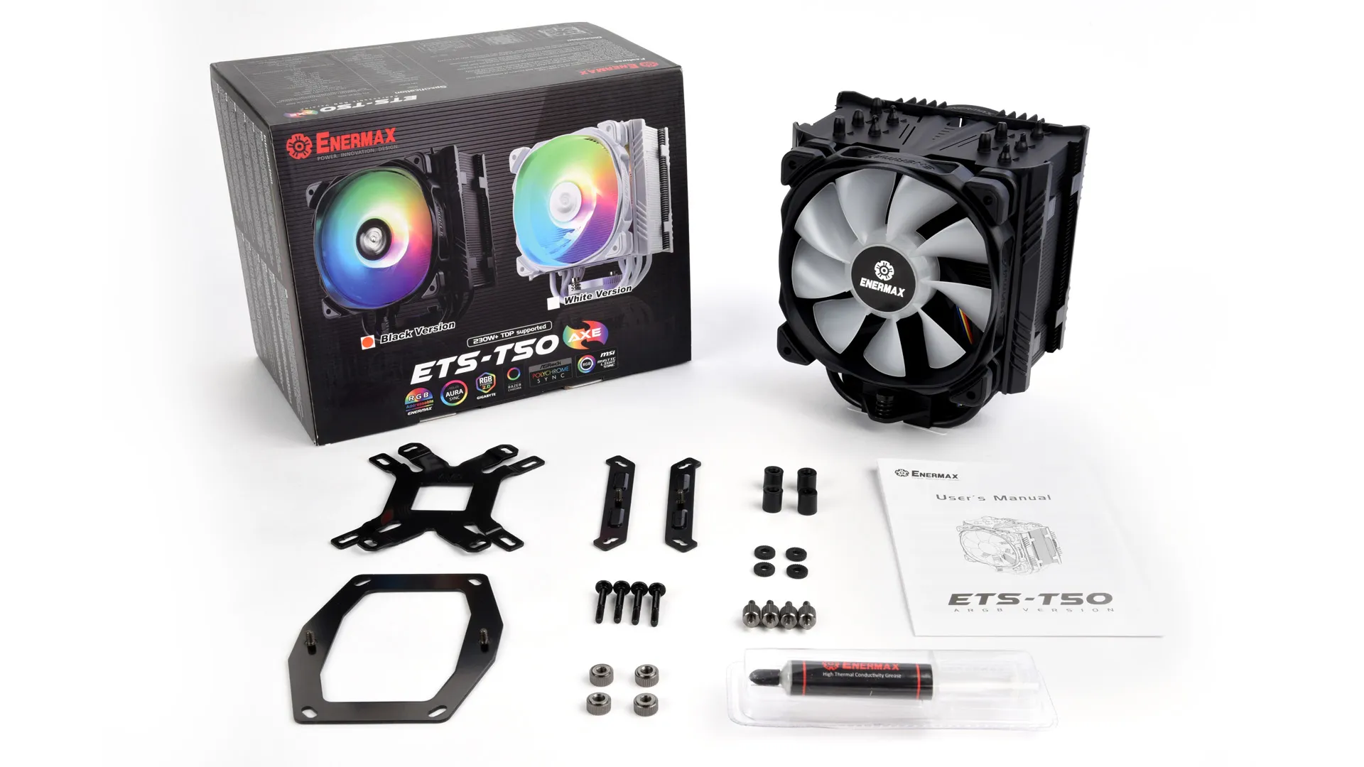 Enermax ETS-T50 AX ARGB - CPU cooler, black