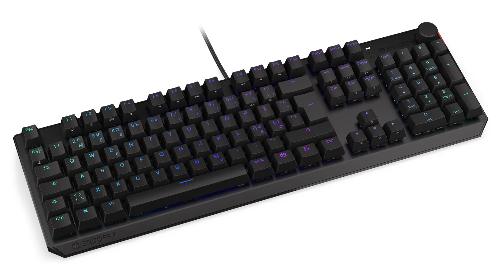 Endorfy Thock Kailh Red - gaming keyboard, black