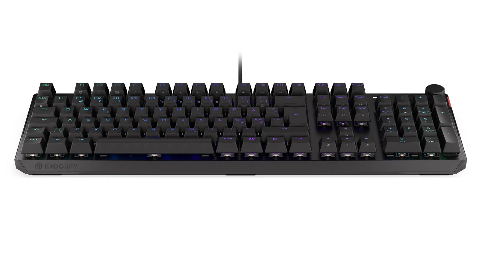 Endorfy Thock Kailh Red - gaming keyboard, black