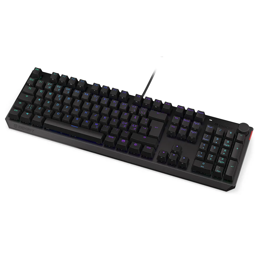 Endorfy Thock Kailh Red - gaming keyboard, black