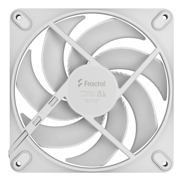 Fractal Design Momentum 14 - case fan, white