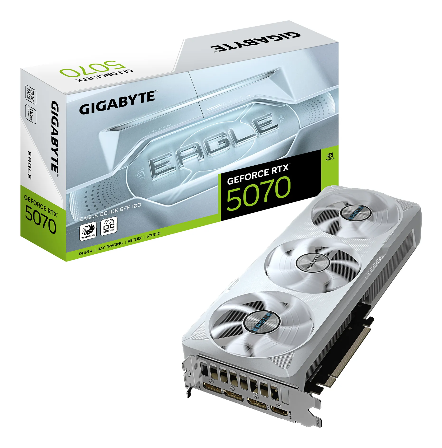 Gigabyte GeForce RTX 5070 EAGLE OC ICE SFF 12GB - Graphics card