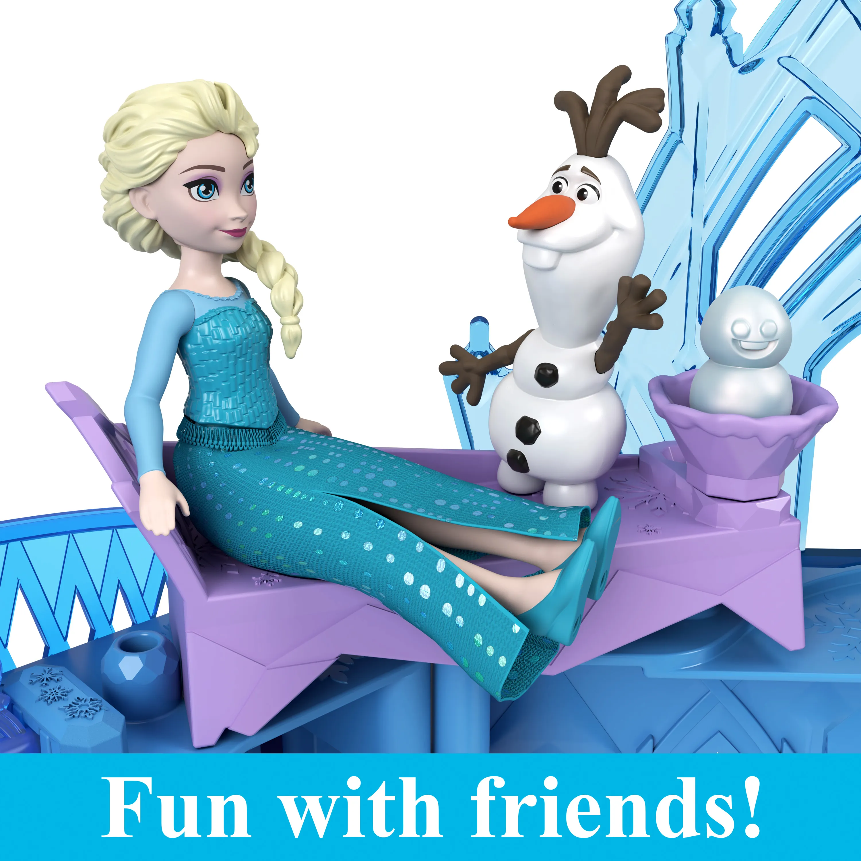 Mattel Disney Frozen Mortise and Stack Locks: Elsas Ice Palace Play Building