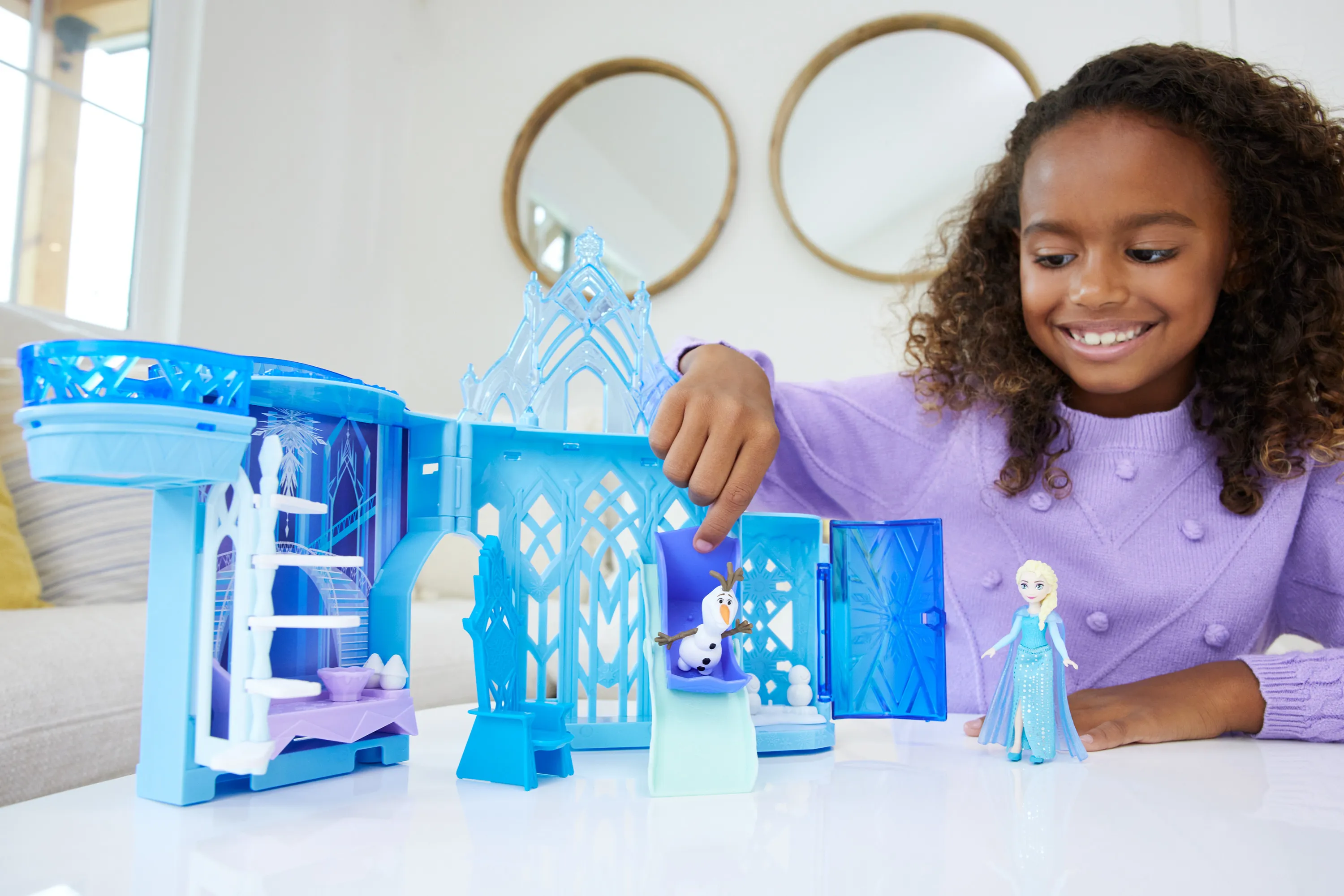 Mattel Disney Frozen Mortise and Stack Locks: Elsas Ice Palace Play Building