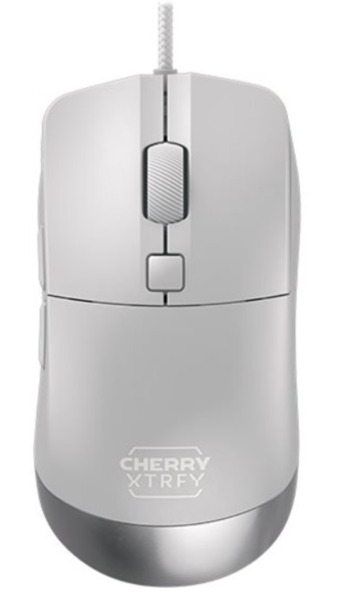 Cherry XTRFY M50 -langallinen ergonominen pelihiiri, valkoinen