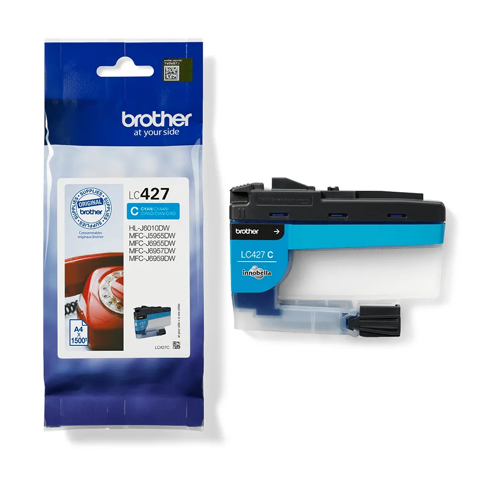Brother  LC427C - bl&auml;ckpatron, Cyan