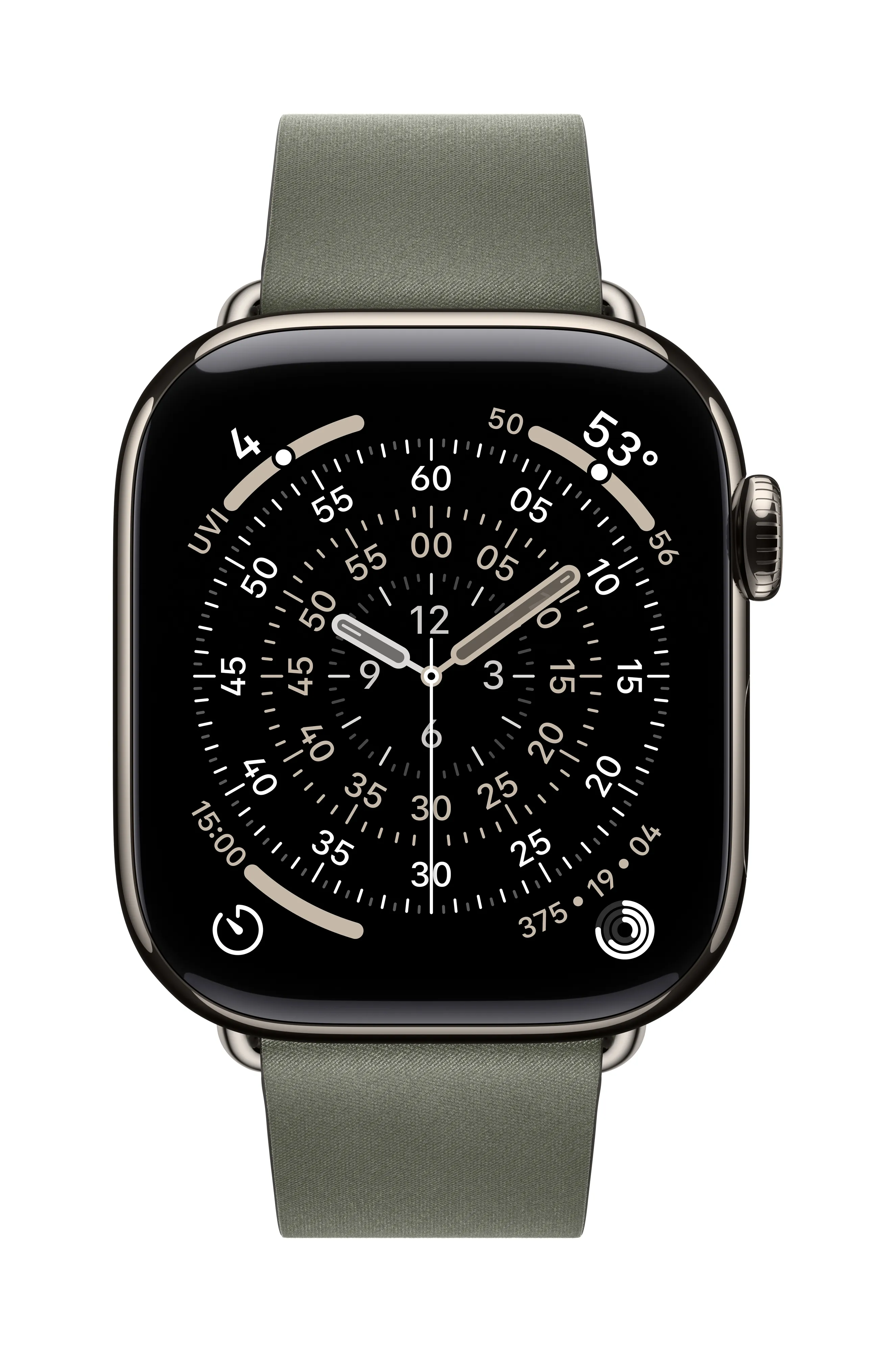 Apple Watch 42 mm Modern Buckle, Sage Green, Large