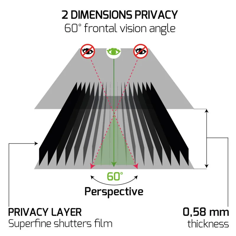 PORT Designs 2D magnetiskt sekretessfilter f&ouml;r Surface Laptop 7 15"