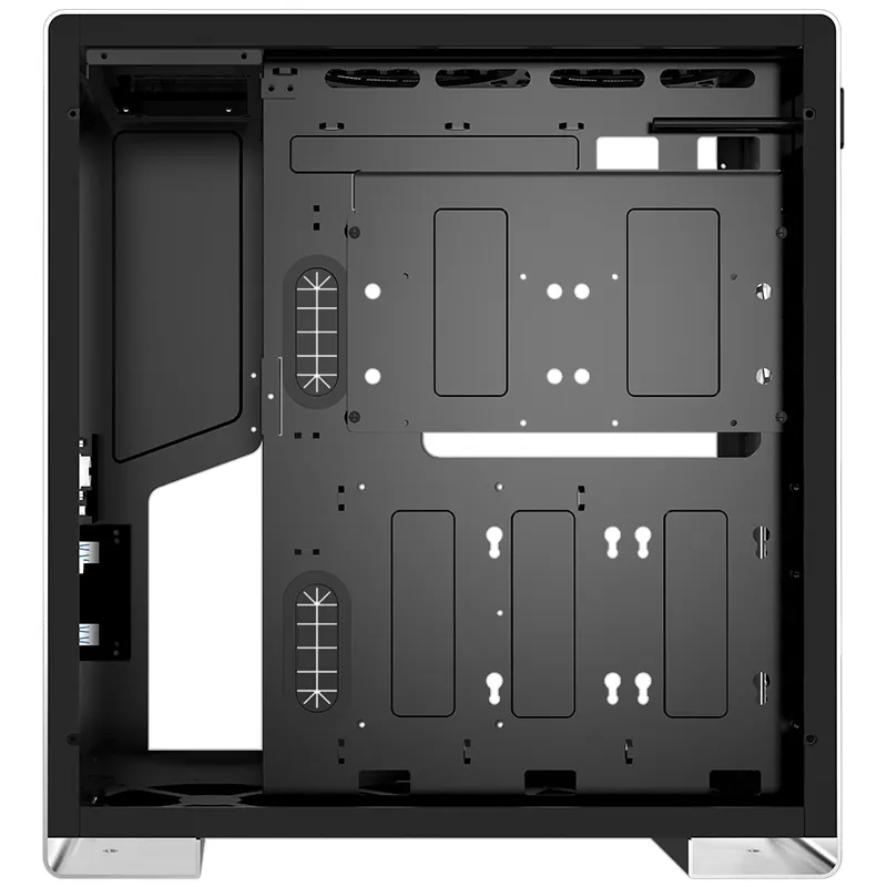 Jonsbo U5, Tempered Glass - midi case, silver