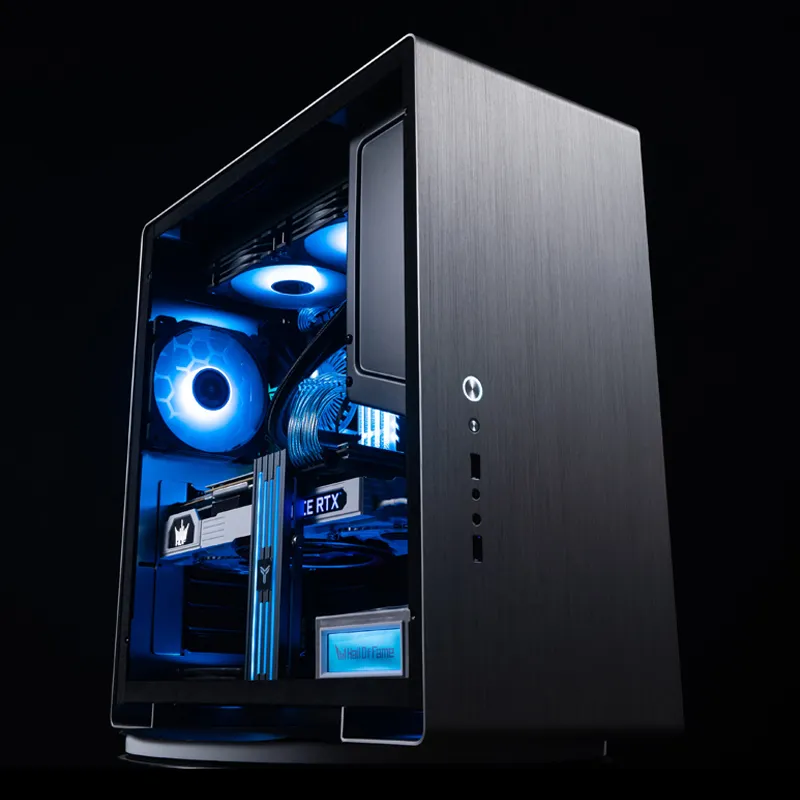 Jonsbo U5, Tempered Glass - midi case, silver