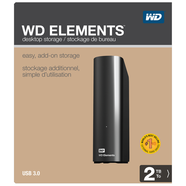 WD Elements Desktop 2TB - External HDD