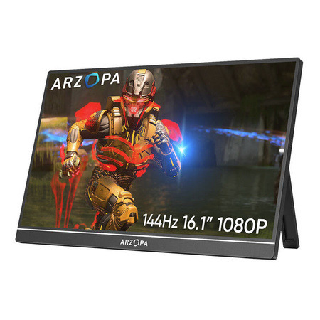 ARZOPA Z1FC 16.1" Full HD, IPS -kannettava pelin&auml;ytt&ouml;, 144 Hz, HDR