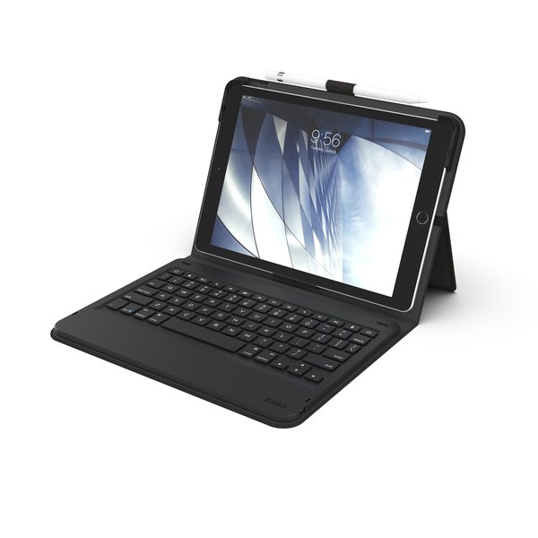 ZAGG FOLIO MESSENGER KEYBOARD APPLE IPAD 10.2 KB CHARCOAL NORDIC