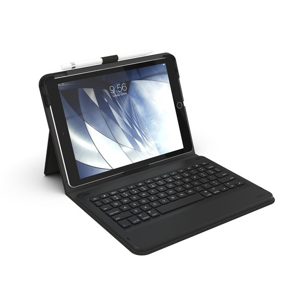 ZAGG FOLIO MESSENGER KEYBOARD APPLE IPAD 10.2 KB CHARCOAL NORDIC